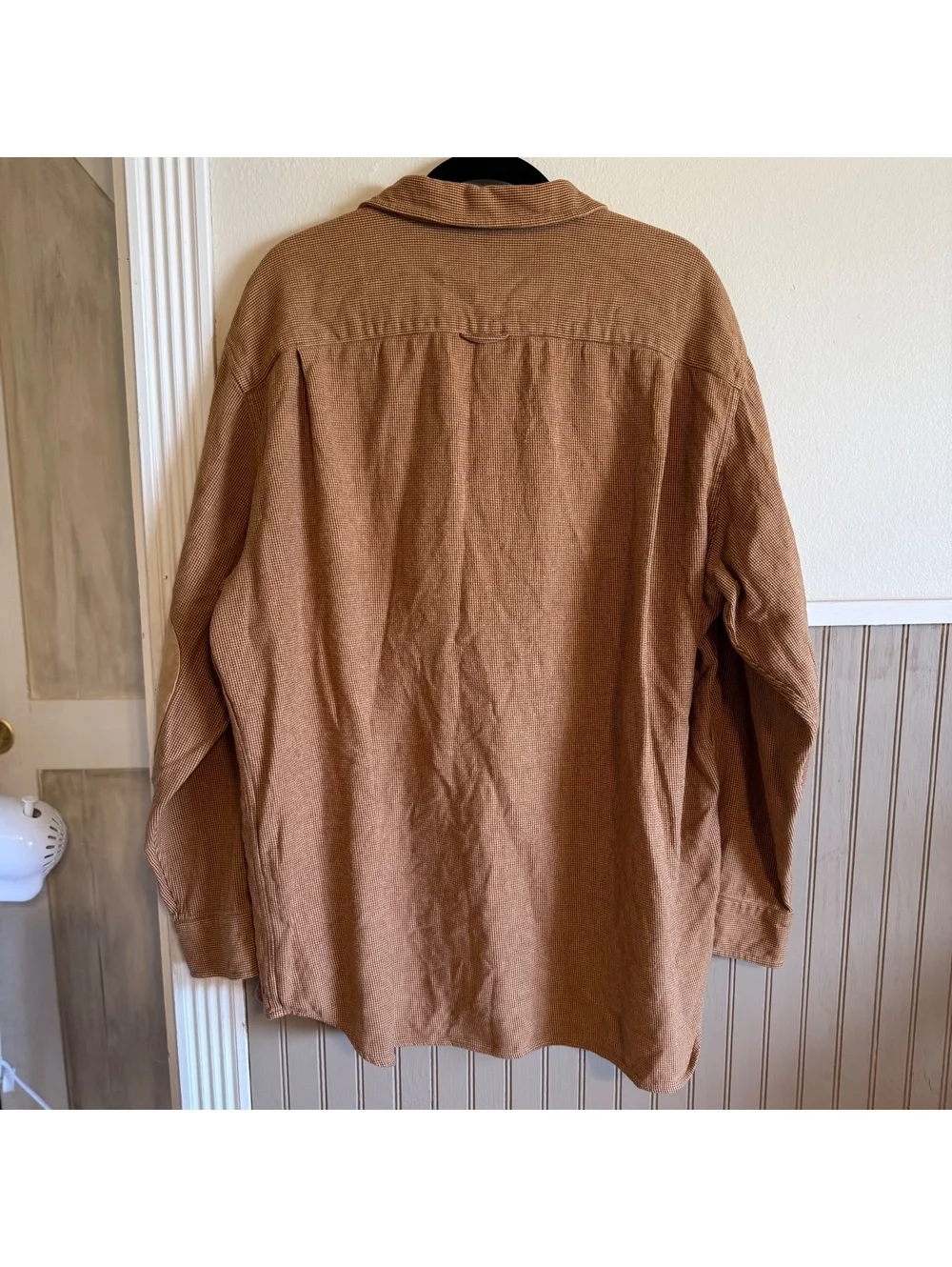 Vintage Y2K Orvis Charles F Orvis XL Field Shirt Suede Elbow Patch Cotton Brown